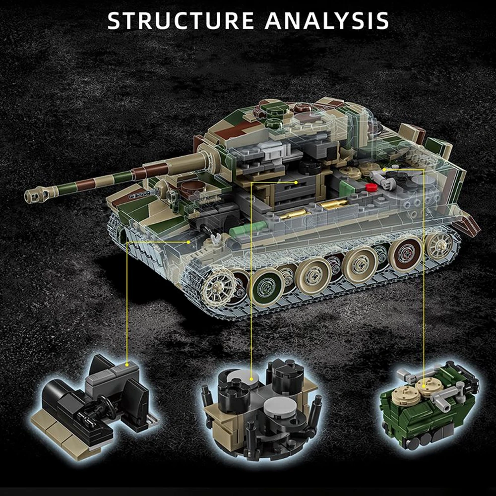 12GO 97013 TIGER TANK 007 Military