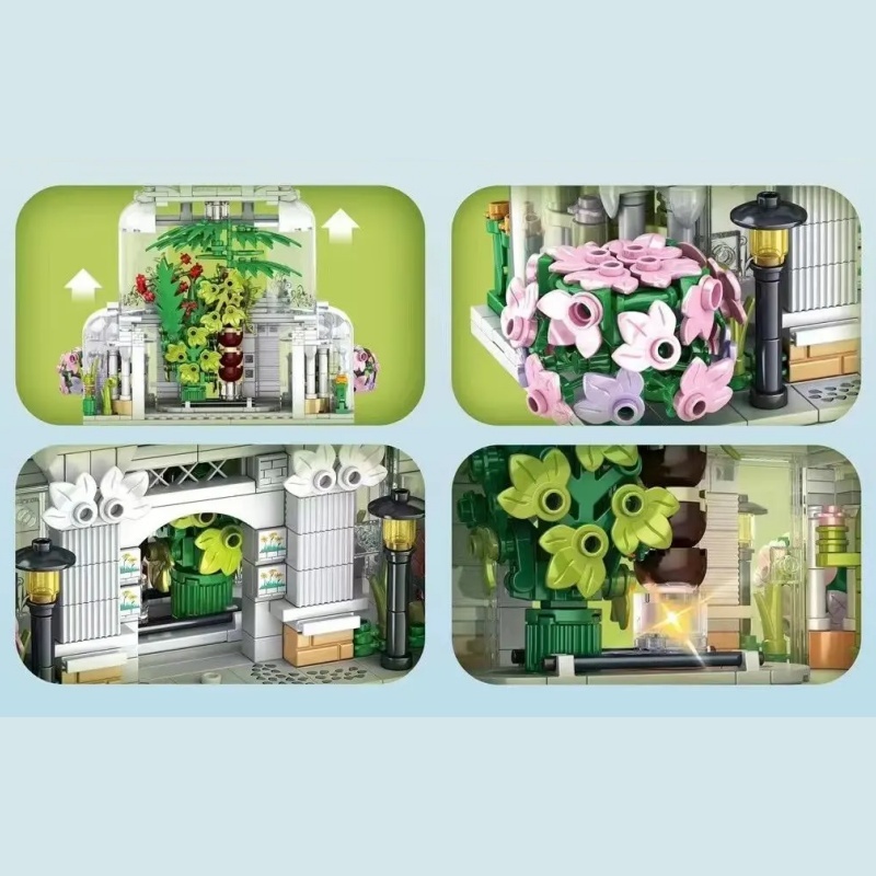 GAOMISI T2069 Glass Flower House Modular Buildings