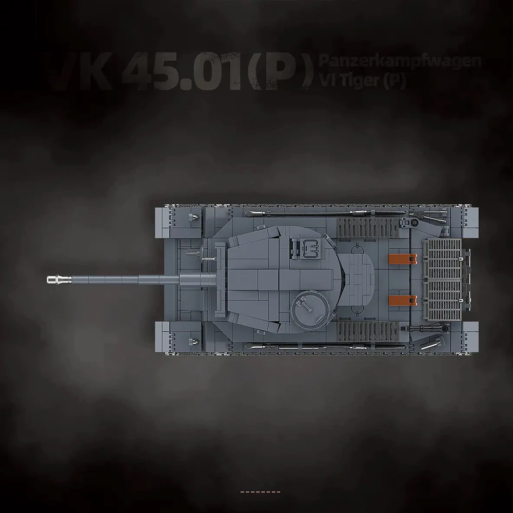 QUANGUAN 100308 Panzerkampfwagen VI Tiger(P) Tank Military