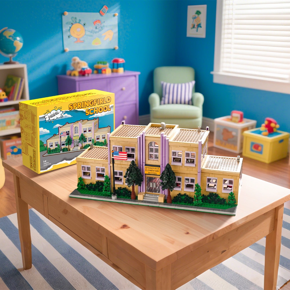 WGC 20003 The Simpsons Springfield Elementary School Modular Movie