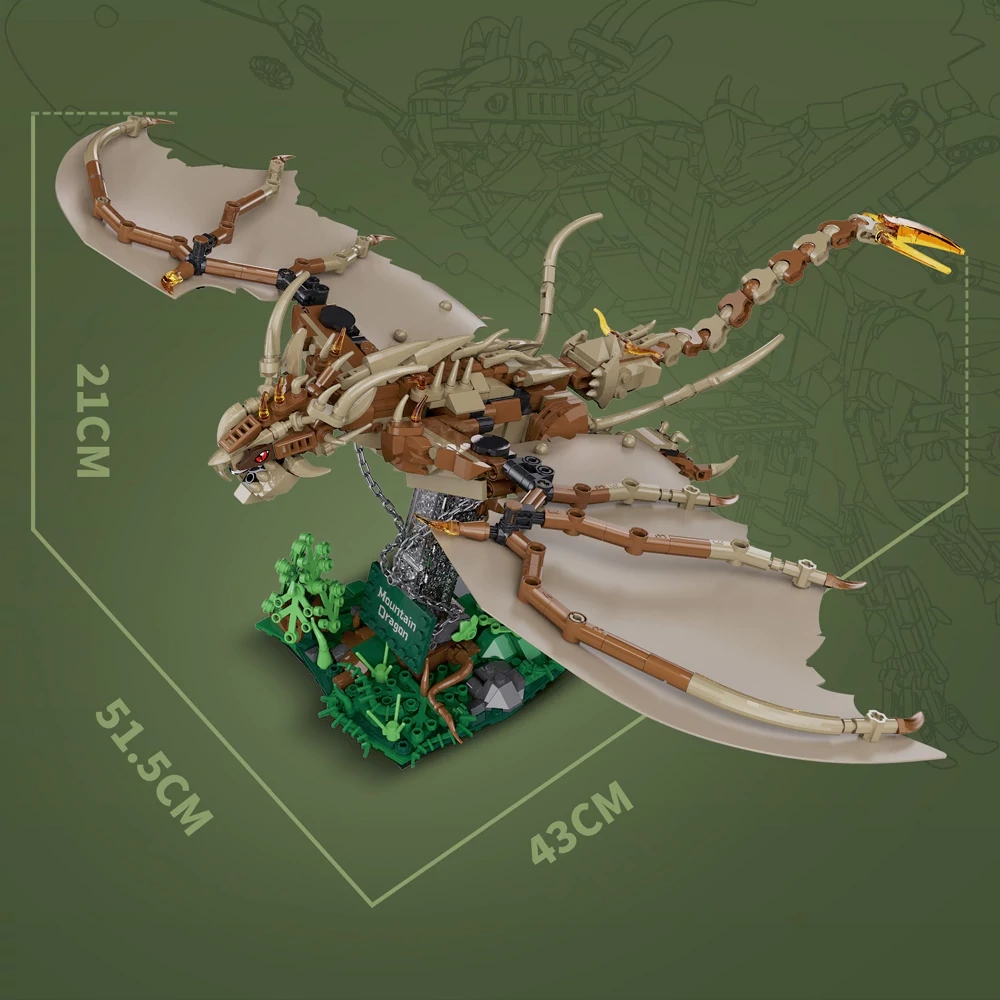 [Pre-sale] DK 7055 Mountain Dragon Monster Dinosaur