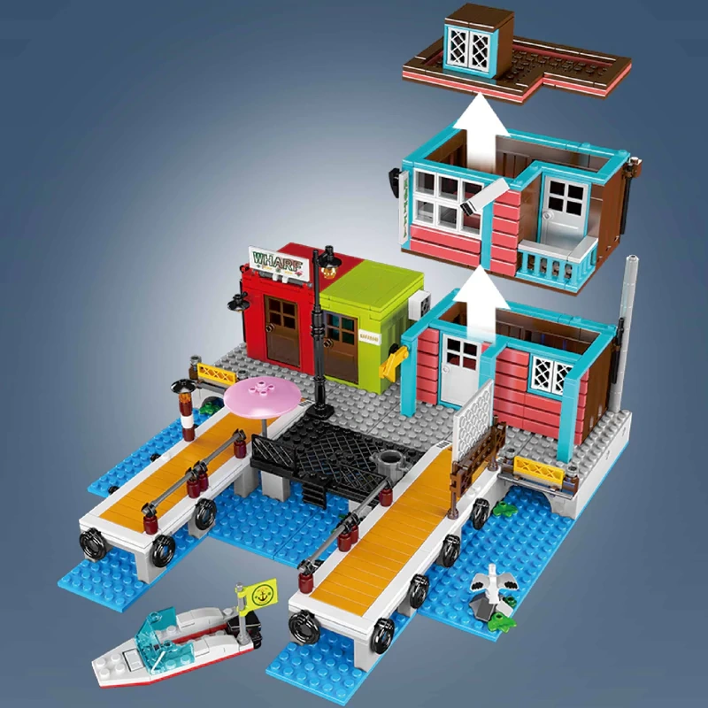 MouldKing 10148 Dockside Inn Modular Buildings