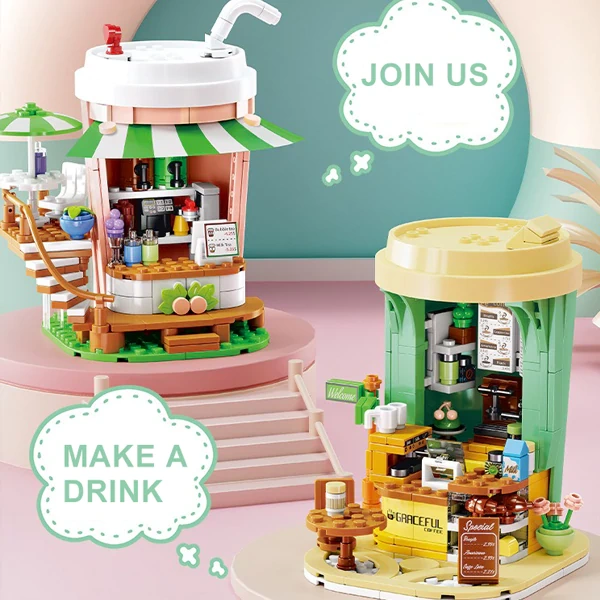 Forange DREAM COTTAGE CUP-STREETS Creator Expert