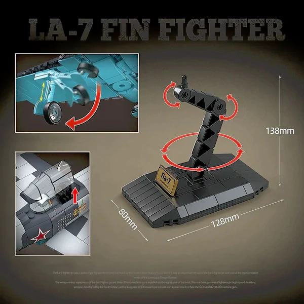 QUANGUAN 100286 LA-7 Fin Fighter Military