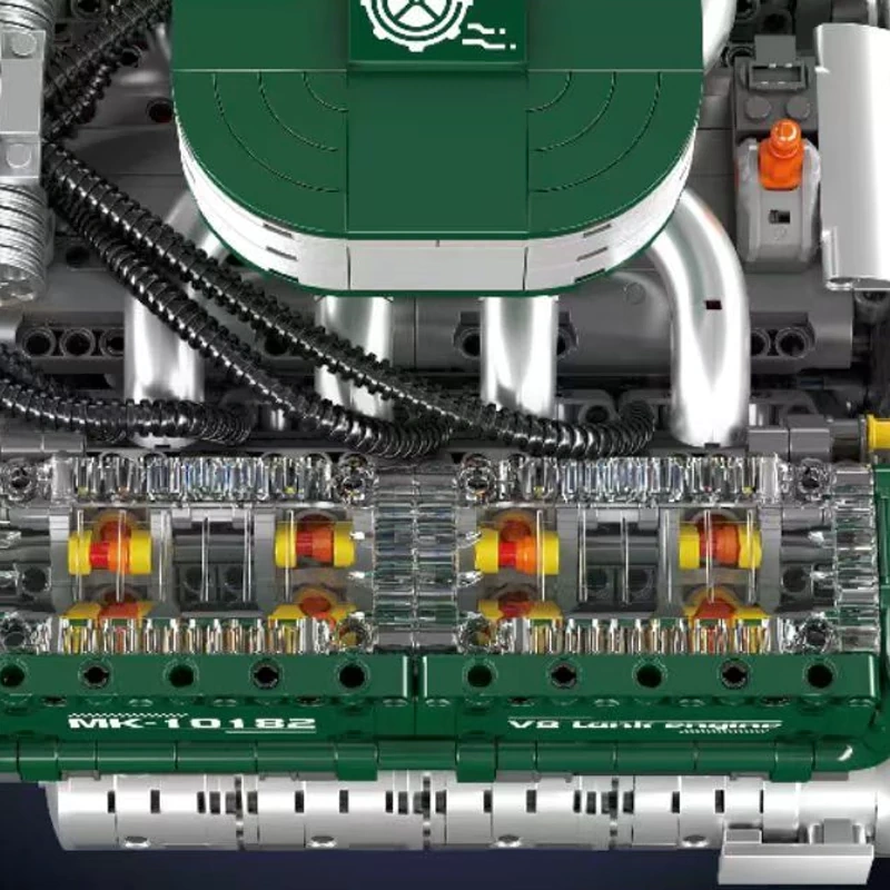 MouldKing 10182 V8 TANK ENGINE Technic