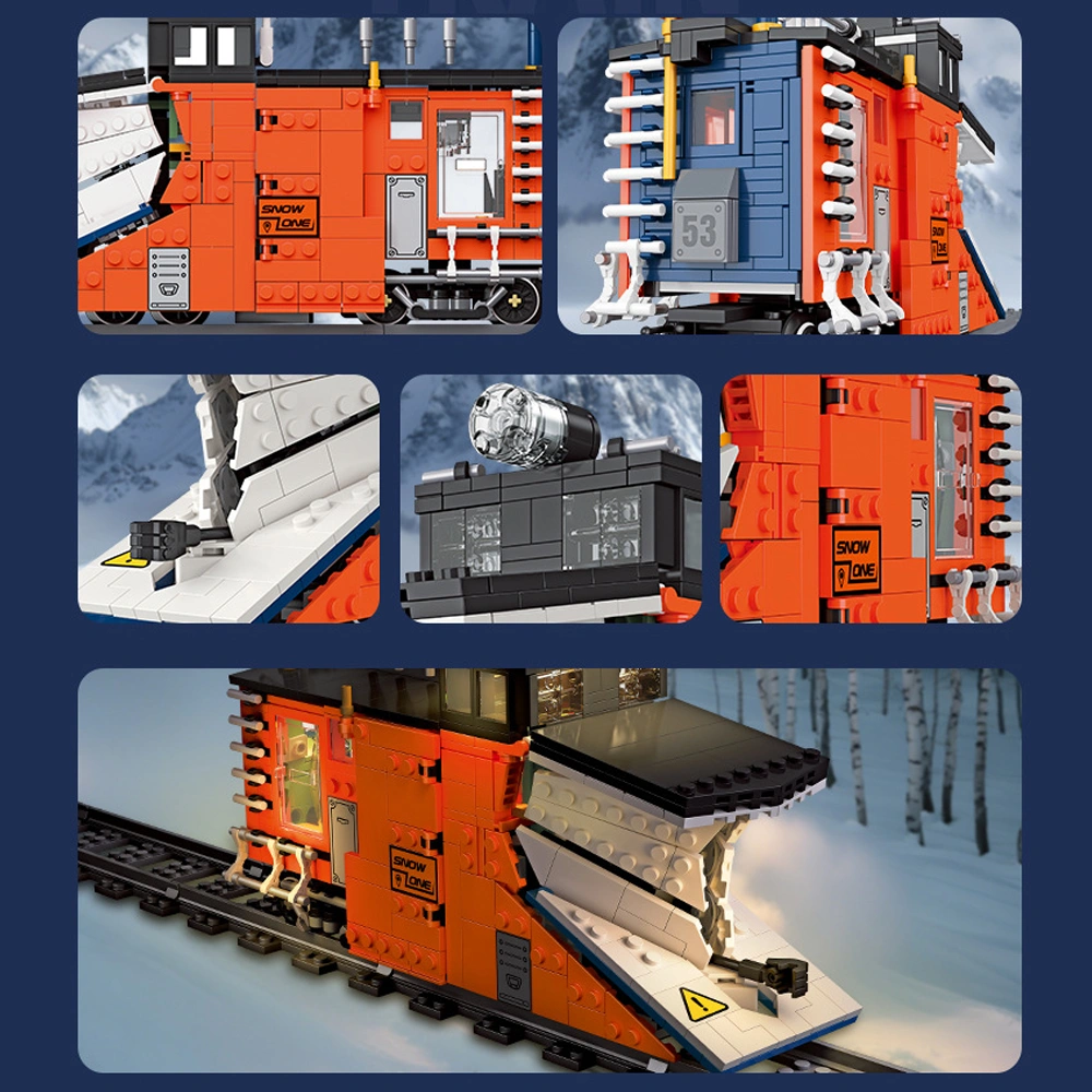 JIESTAR 59095 SNOW SHOVEL TRAIN Technic