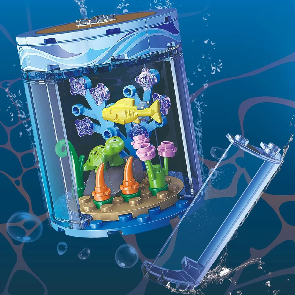 JIESTAR Marine Animal Bottle Ecological Fish Tank Creator Expert