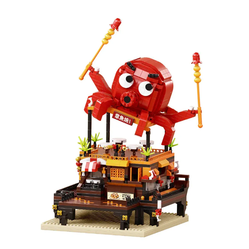 [Mini Micro Bricks] MOYU Cuisine Series Modular Buildings