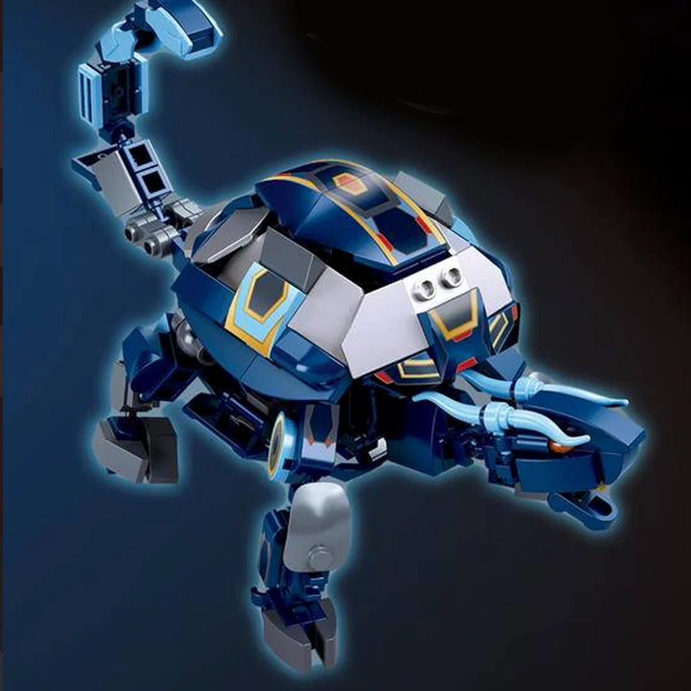 Sluban Classic of Mountains and Seas The Four Great Divine Beasts Mech Dual Form Chinese Culture