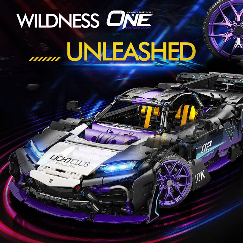 MOYU 88020 Technic 1:10 Benz AMG ONE Sports Car Super Car Building Blocks 2244±pcs Bricks from China.