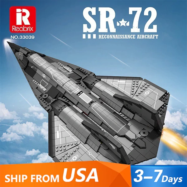 [Pre-sale] Reobrix 33039 RECONNAISSANCE AIRCRAFT Military US Warehouse Express