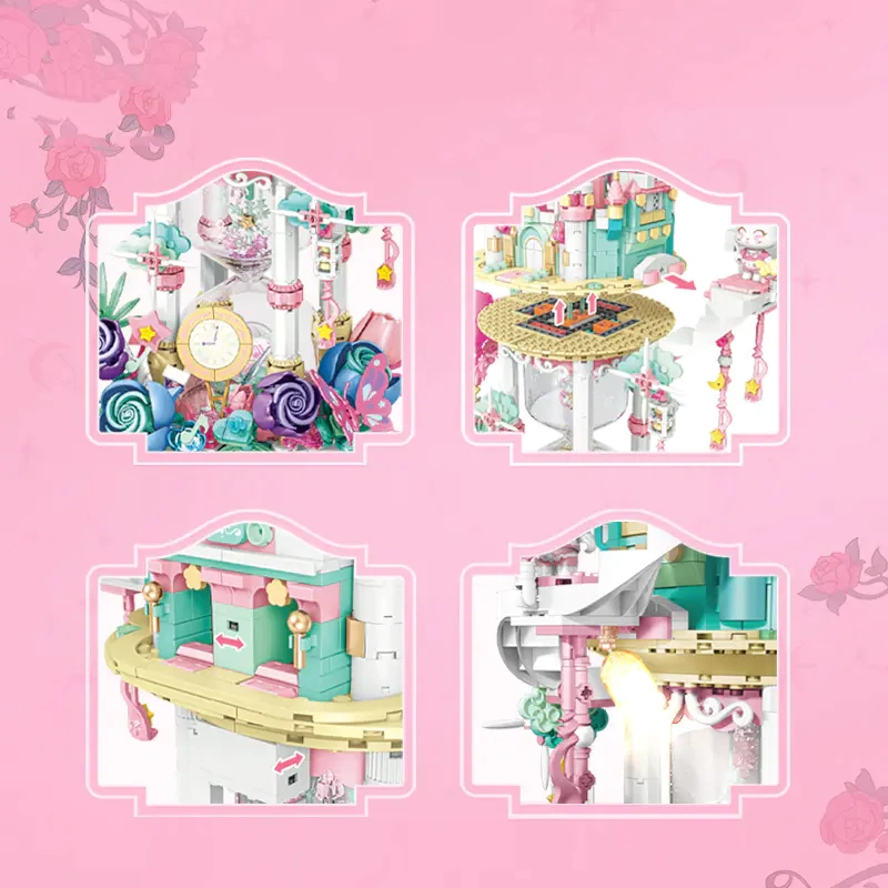 [Pre-sale] SEMBO 611108 Flower Castle Creator Expert