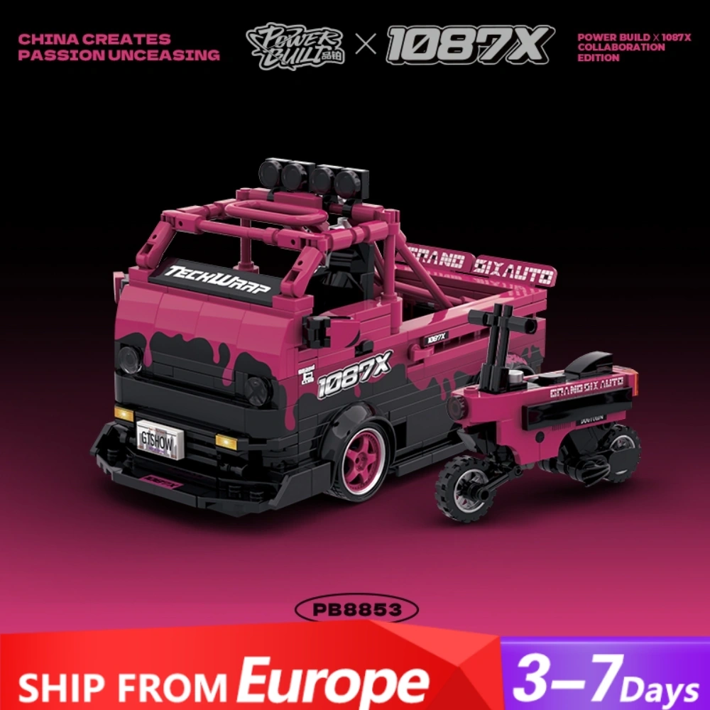 [Pre-sale] PowerBlock PB8853 1087 Small Truck Technic Europe Warehouse Express