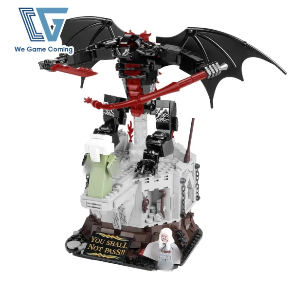 WGC 66042 The Lord of the Rings Flame and waste Gandalf duel scene Movie & Game