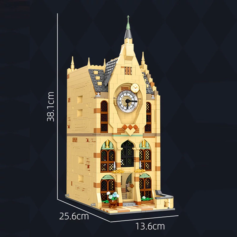 Jiestar JJ9148 Hogwarts Castle Magic Castle Clock Tower Movie