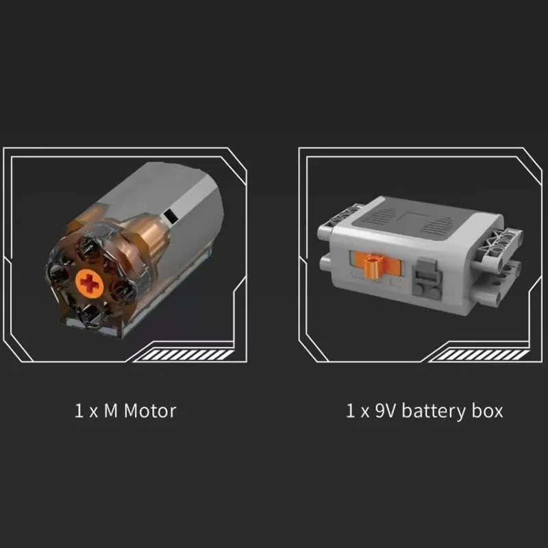MouldKing 10206 MCL SUPERCAR V8 ENGINE Technic