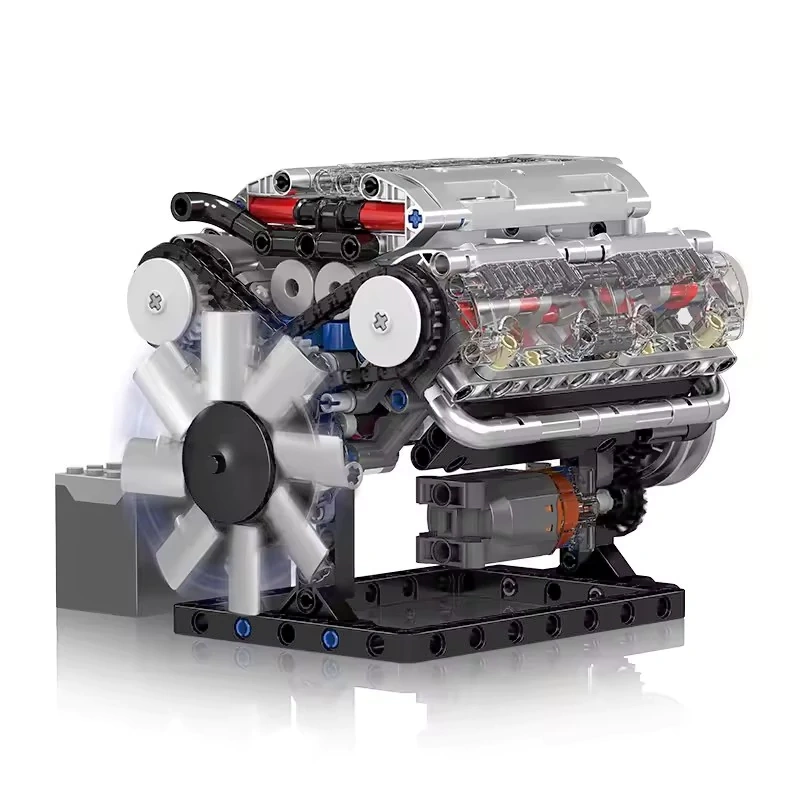 MouldKing 10088S V8 Engine Technic