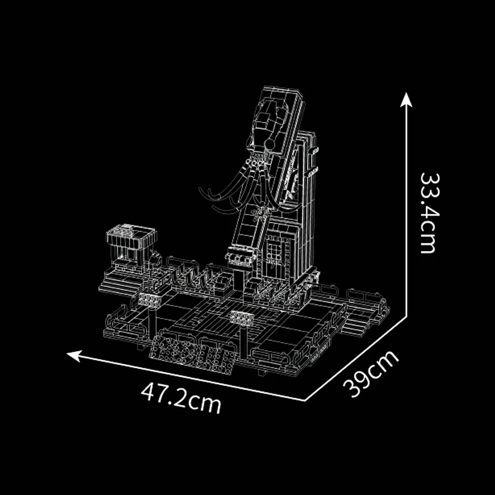 MouldKing 11015 Octopus Spin Ride Creator Expert