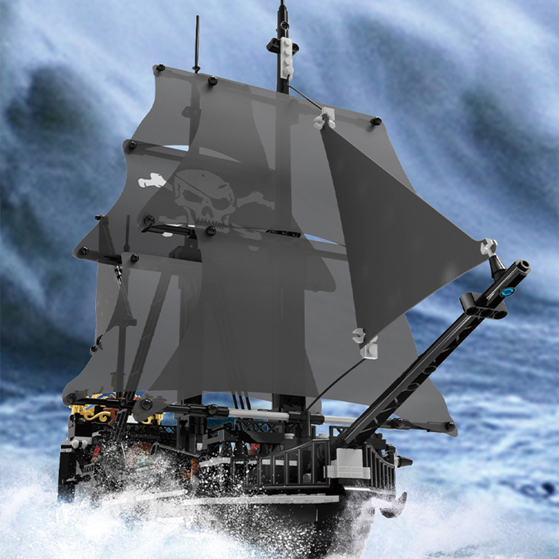 Mini Micro Bricks] ZHEGAO 653000 Black Sorcerer Pirates Historical