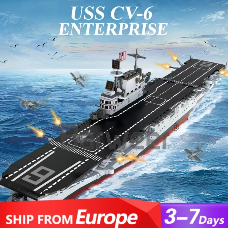 [Pre-sale] Forange FC4206 USS CV-6 Enterprise Military Europe Warehouse Express