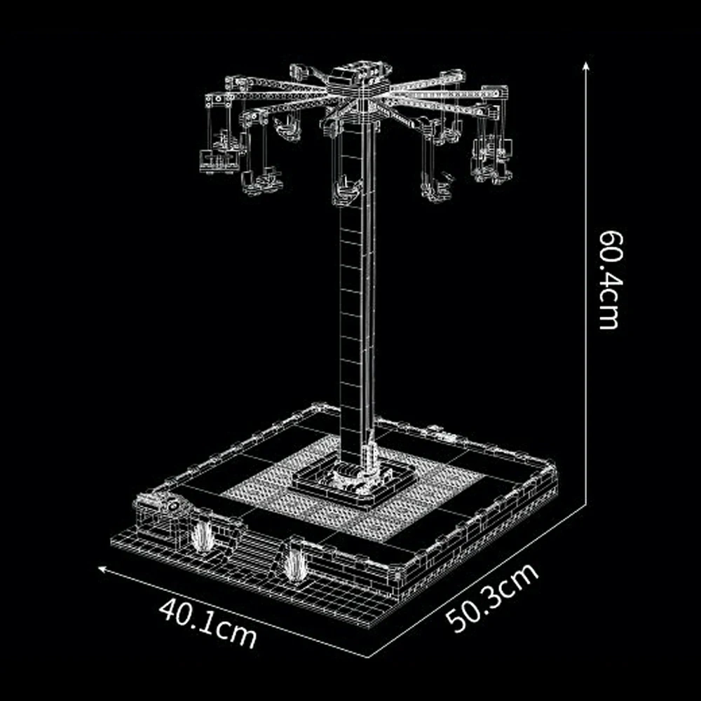 MouldKing 11016 FLYING SWING RIDE Creator Expert