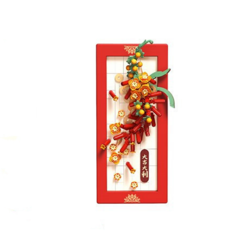 [Mini Micro Bricks] BALODY 21297-21301 Celebrate the New Year Fu Chinese Culture