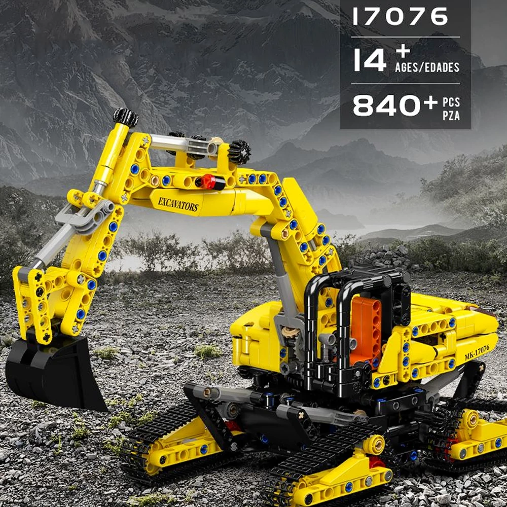 MouldKing 17076 SFINX Future Excavator Technic