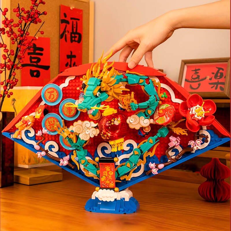 Pantasy 18010 Spring Festival three-dimensional fan Chinese Culture