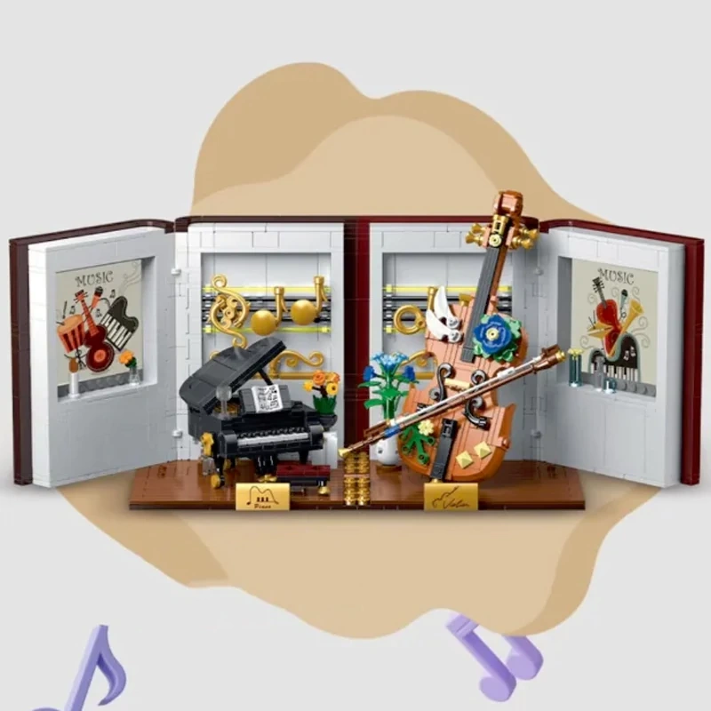 XMORK 028007 MUSICAL INSTRUMENT BOOKEND Creator Expert