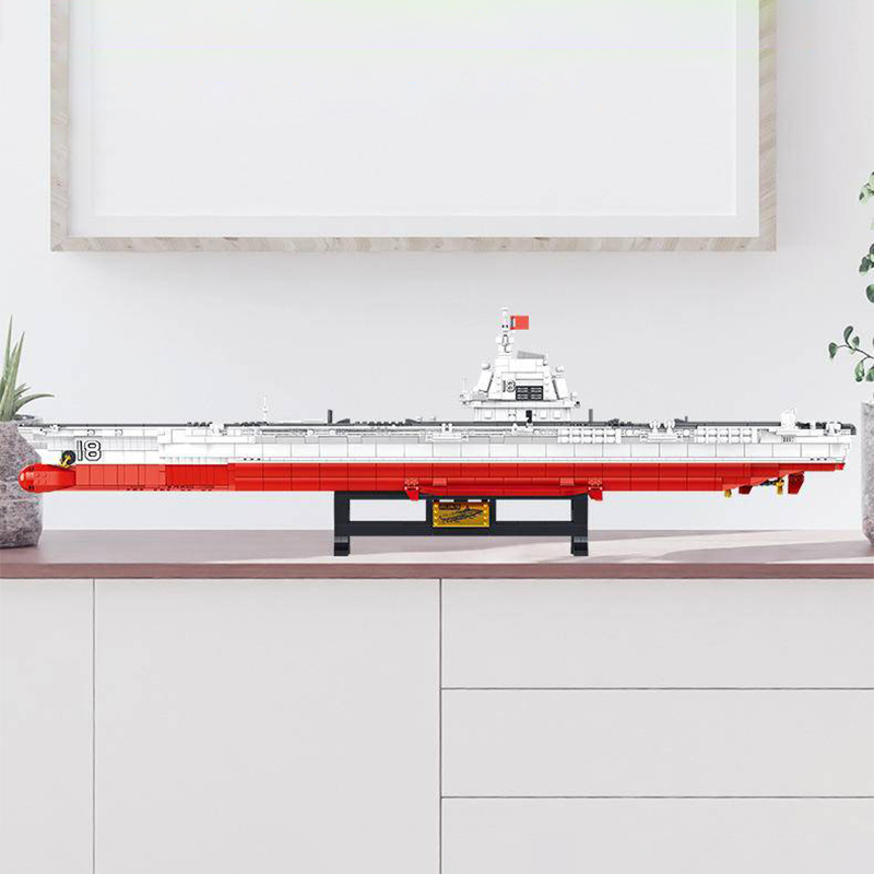 PANLOS 688014 MOC Military 003 Aircraft Carrier Building Blocks 3126pcs Bricks Toys From China.