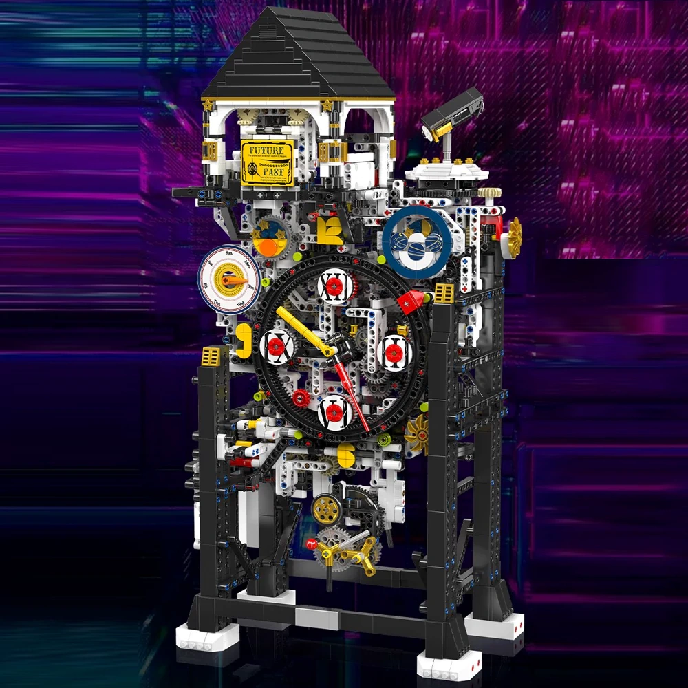 MouldKing 10159 Cyberpunk Clock Technic