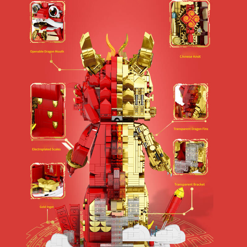 GISEGA G8903 Semi mechanical China Dragon Chinese Culture