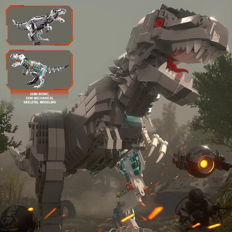 Iambrick 30601 Tyrannosauruss Mecha Dino Monster Dinosaur