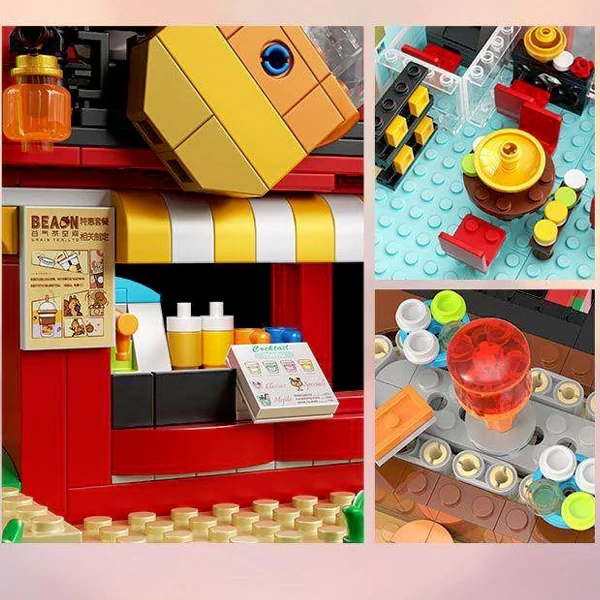 [Mini Micro Bricks] ZHEGAO 00426 Chinatown Modular Buildings US Warehouse Express