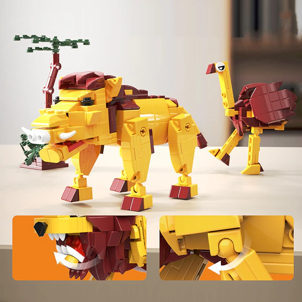 TUOMU T2020 4IN1 African Animals Creator Expert