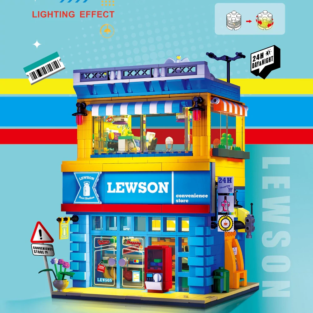 Jiestar Mini Street View Convenience Store Modular Buildings