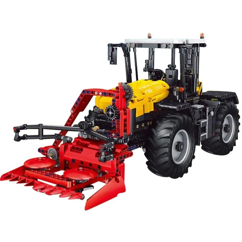 Mould King 17020 MOC Technic 4 IN 1 Trator Car Model App Remote Control Building Blocks With 2716pcs Ship from China.