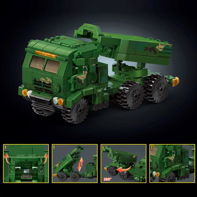 LeYi 66068 Mobility Artillery Rocket Military