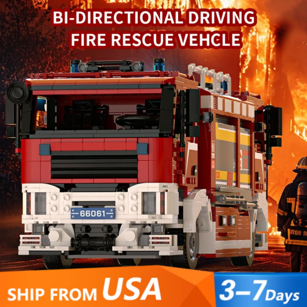 Pre-sale] Xbert 66061 BI-DIRECTIONAL DRIVING FIRE RESCUE VEHICLE