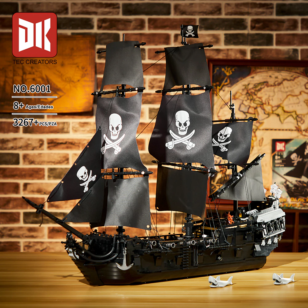 DK 6001 Movie Series The Black Pearl Ship Pirate