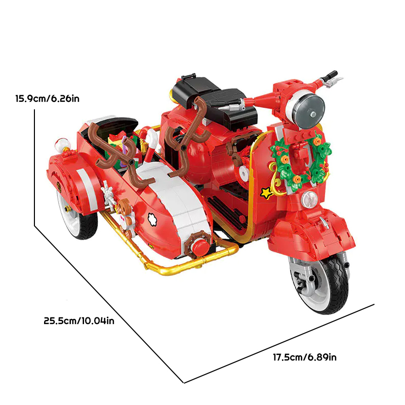 [Deal] [Mini Micro Bricks] BALODY 21059 Christmas Tricycle Christmas