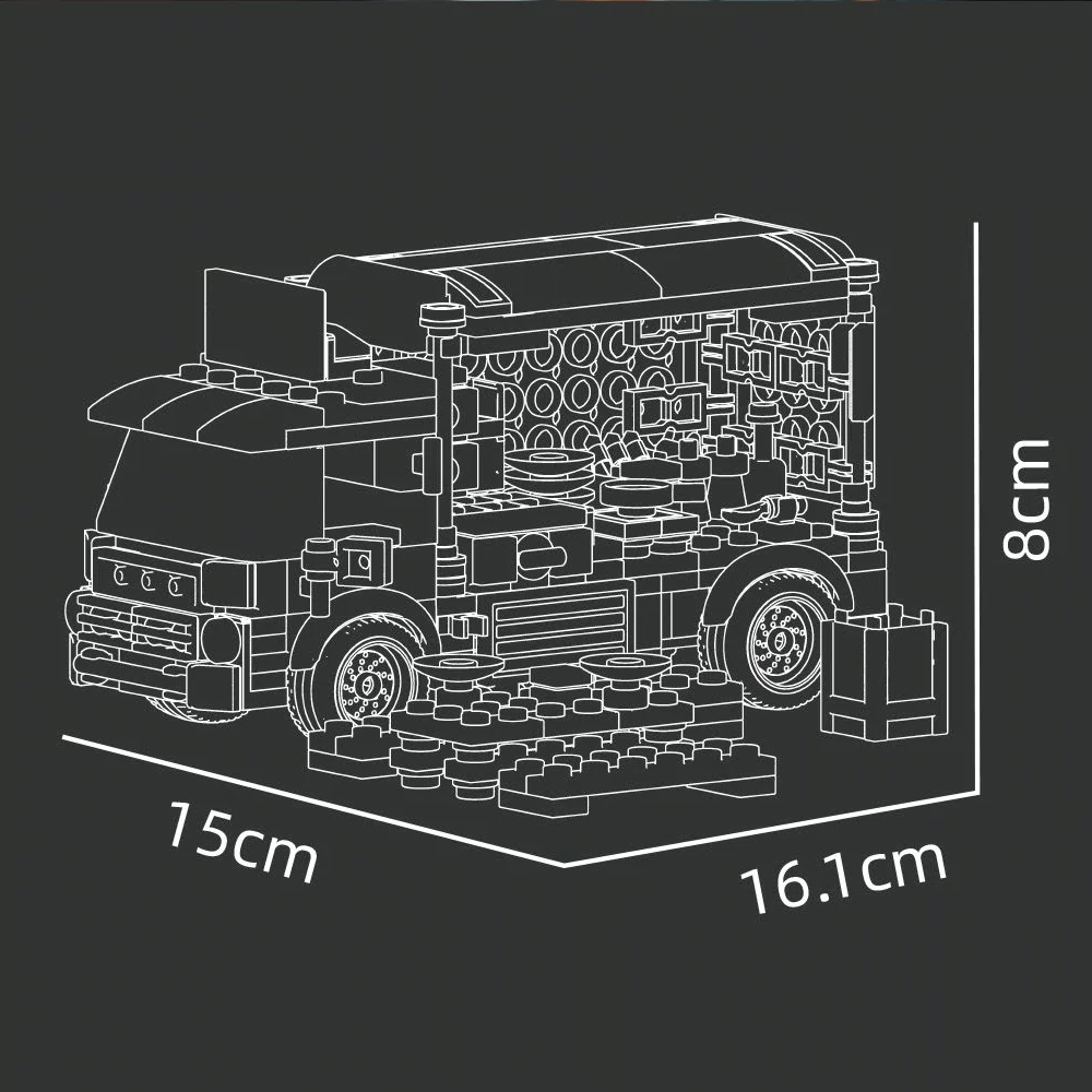 MouldKing 24064 Mobile Ramen Cart Technic