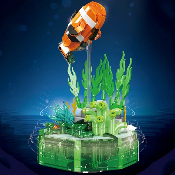 MouldKing Haima Jellyfish Seven Star Ladybug Music Box Creator Expert