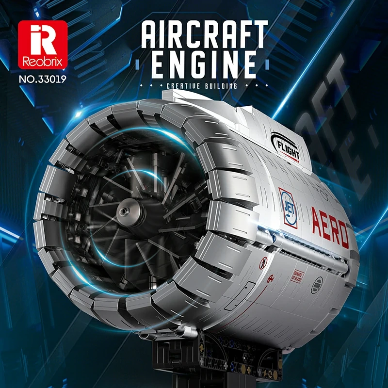 Reobrix 33019 AIRCRAFT ENGINE Technic
