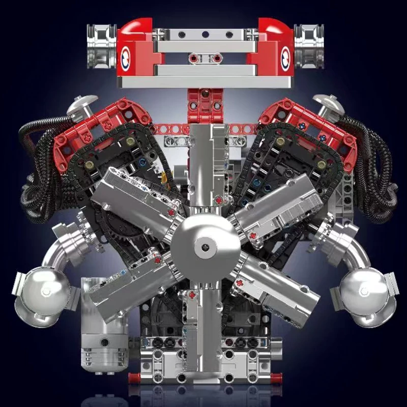 MouldKing 10169 V12 ENGINE Technic