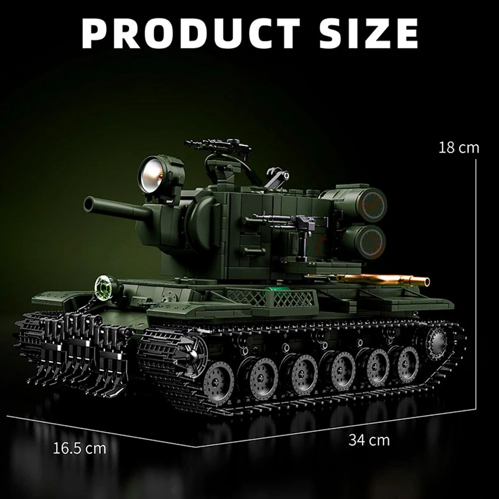 12GO 98003 KV-2 Heavy Tank Military