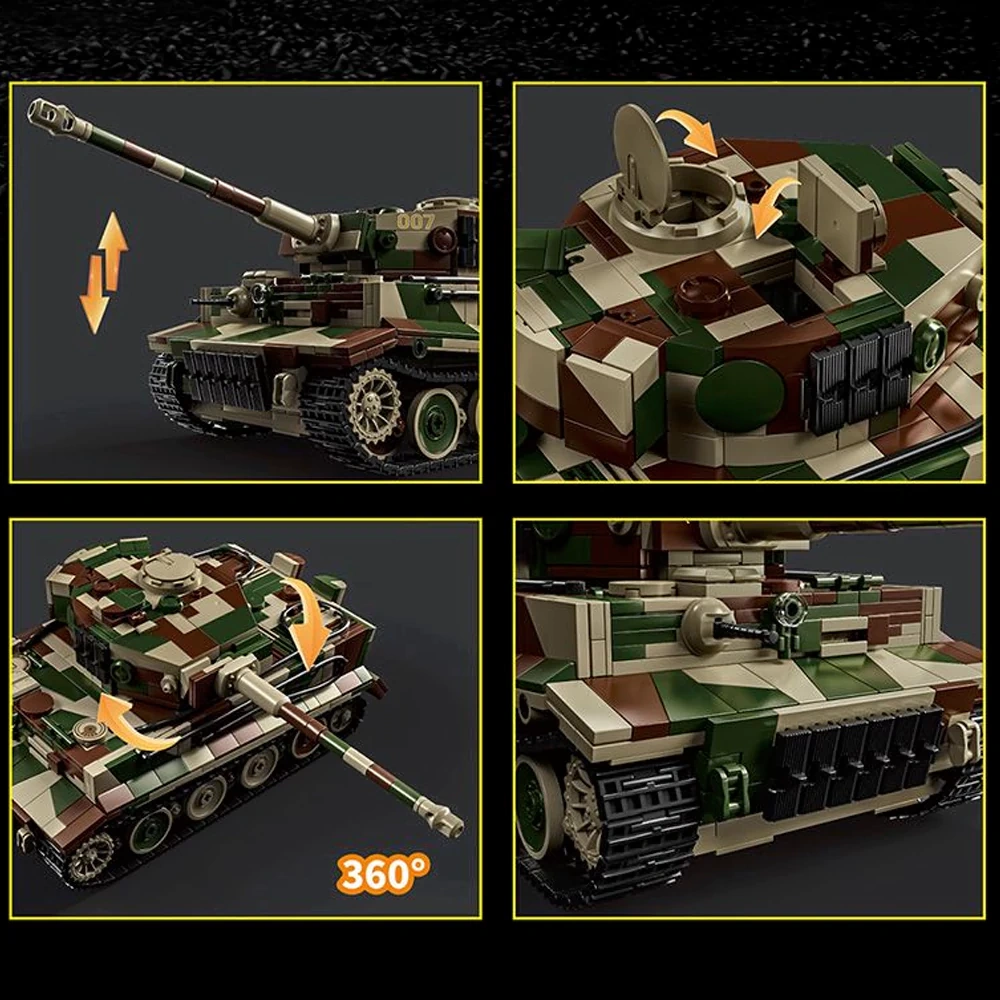 12GO 97013 TIGER TANK 007 Military