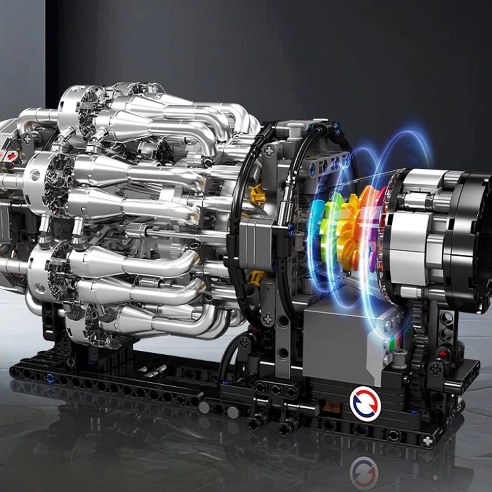 MouldKing 10216 Turbojet Engine Technic
