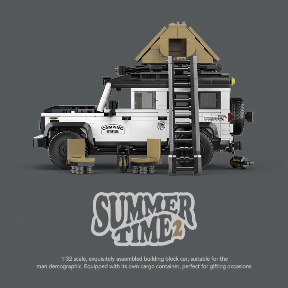 [Pre-sale] PowerBlock PB8825 White Off-Road Vehicle Technic