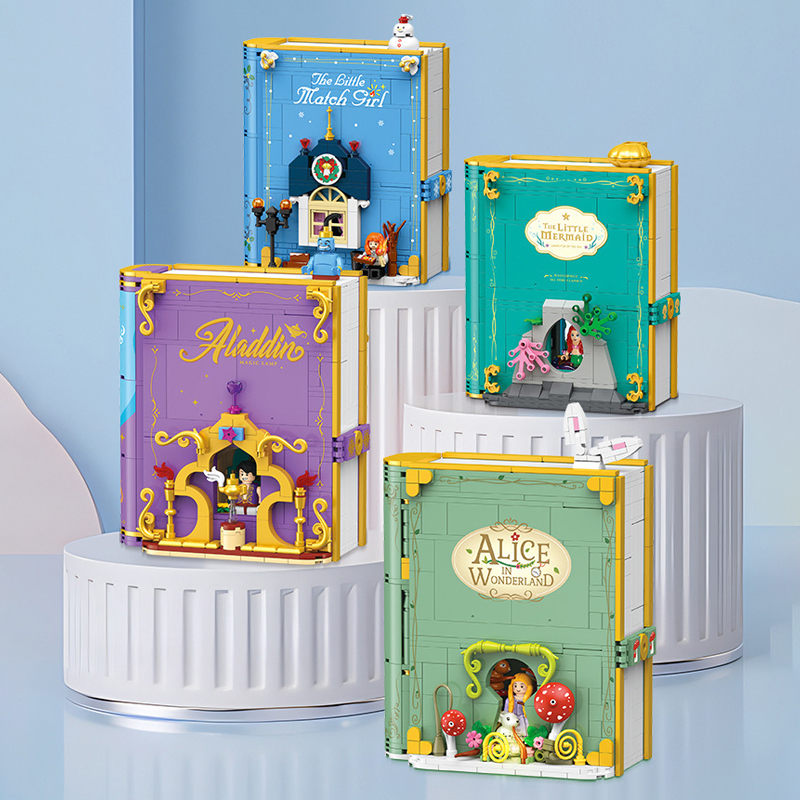 JIESTAR 9053-9056 Three-dimensional fairy tale book Creator Expert